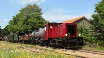 Inselbahn Zug zur Saisoneröffnung