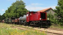 Inselbahn Zug zur Saisoneröffnung